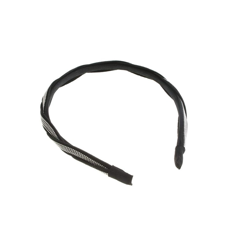 VINGTAINE HK-224-S- Twist Chain Headband Simple, Casual, Metallic Hair Accessory