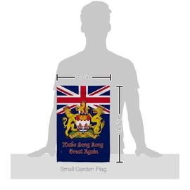 Free Hong Kong Make Hong Kong Again Fight Double-Sided Lawn Decoration Gift House Yard Banner for Freedom Democracy Resist Free & Support HK, Garden Flag 13"x 18.5", Thick Fabric