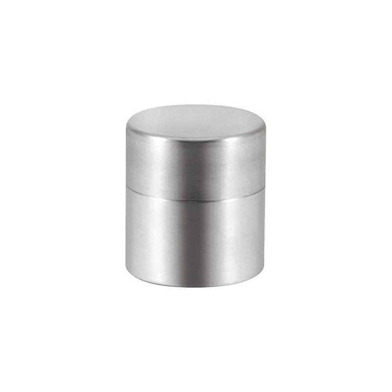 Takei Kamono Mfg. 18-8 Stainless Steel Tea Canister, Frosted, 2.8