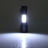 Portable Lightweight USB Rechargeable LED Flashlight COB Lamp Torch Flash