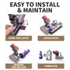 Mini Motorized Tool Brush Head Replacement Compatible with Dyson V15