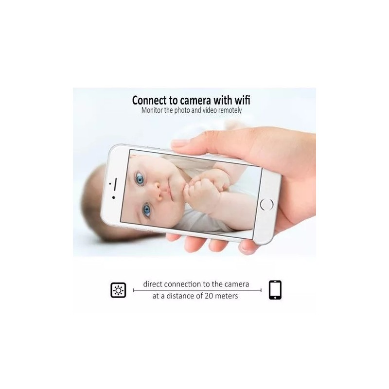 SC Mini Cámara Espia 2k 1080p Con Visión Nocturna Sq13