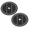2Pcs Nab HUB Adapter Spacer 82mm Diameter Replacement Silicone Reel