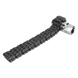 VOBOR Chains Oil Filter Wrench, 14 cm Heavy Oil Filter Tool for Oil Filter Made of Sheet Metal