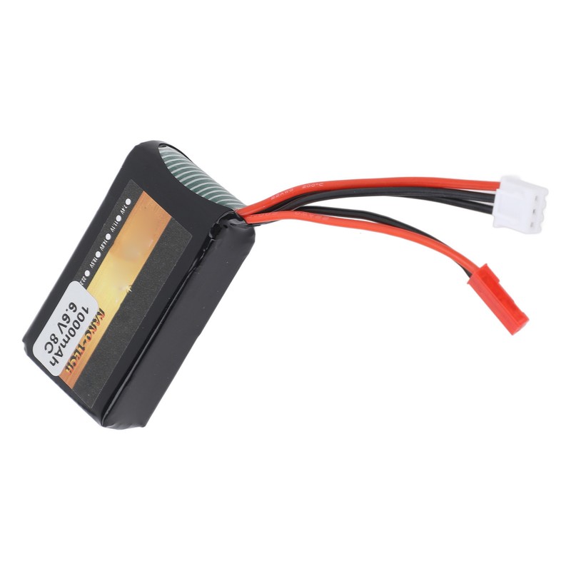 RC Receiver Lithium Battery 1000mAh 8C 6.6V RC Aircraft Remote
