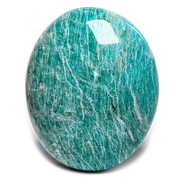 EUSICE - Amazonite Natural Palm Stone - Serenity & Relaxation