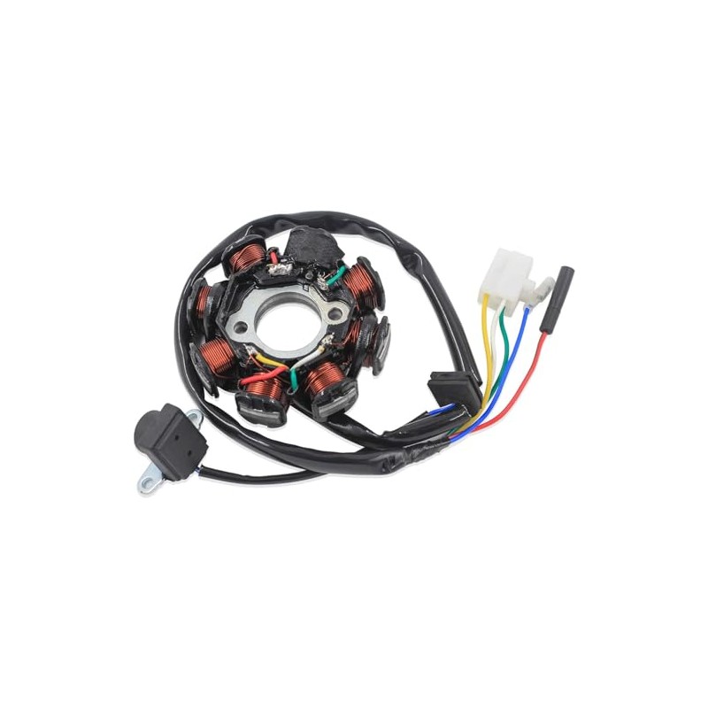 Trkimal Ignition Coil AC 8-Pin 5 Wires Stator Magneto 4-Stroke