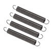 TOP-VIGOR 4Pcs Extension Compressed Spring, 1mm Wire Dia, 10mm OD,