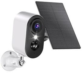 PESAIR 2K Camera with Solar WiFi 2 Way Audio PIR IP65 (Aluminum)