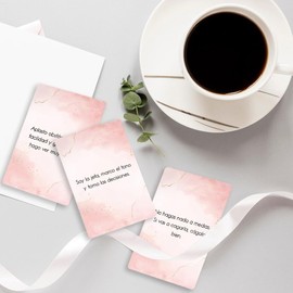 92 Spanish Positive Affirmation Cards for Women | Woman Daily Motivations | Mindfulness, Inspiration, and Meditation Deck | Ideal for Moms, Daughters, and Women