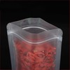 100 Pack 3.5x5.1 inch Resealable Stand Up Bags Matte Clear
