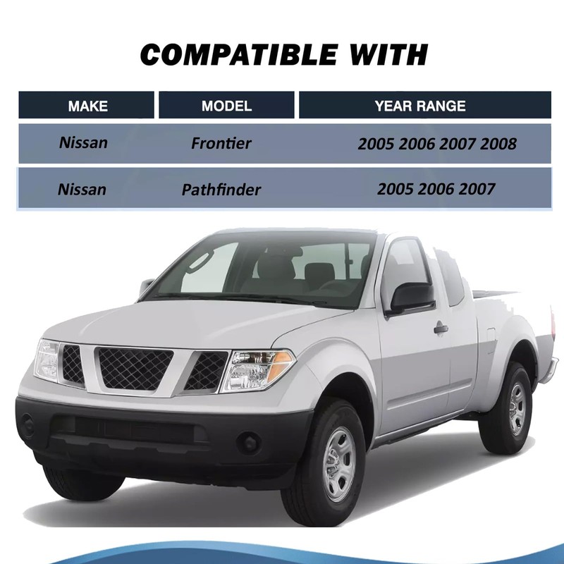 Headlights Headlights Headlamp Compatible With Nissan 2005-2008 Frontier,2005-2007Pathfinder OE Style