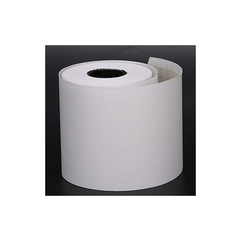 Qinlorgo Papel Térmico De Electrocardiógrafo, 10 Piezas, 50mm/2in x 20m/65.6ft