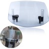 Motorcycle Windshield Extension Small Windshield Extender Adjustable Clip on Windscreen