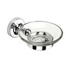 Croydex QM461941 Glue-Fix Worcester Soap Dish and Holder, Easy Fit