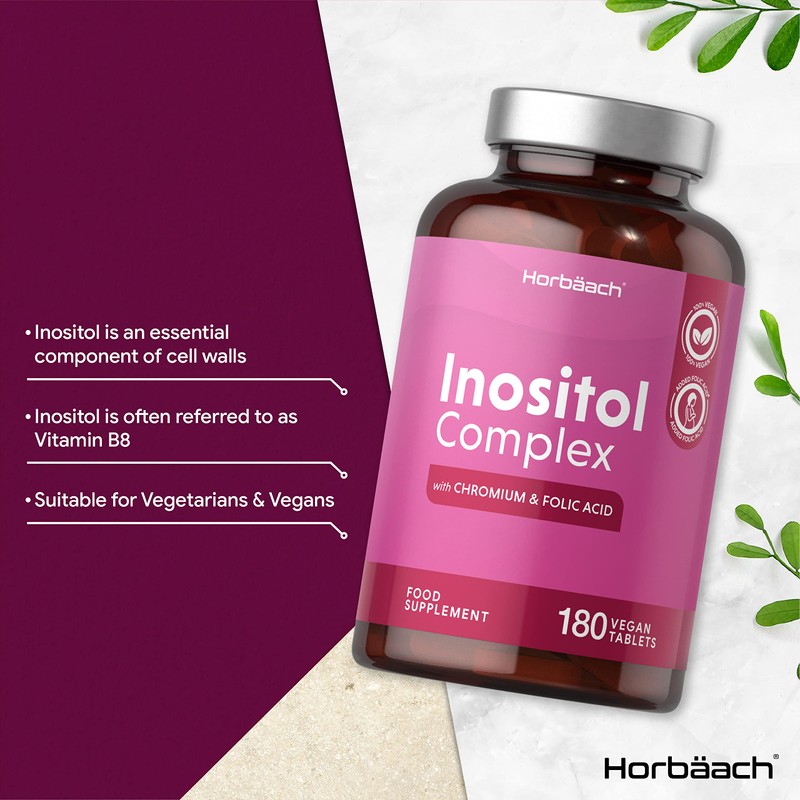 Inositol Tablets | Inositol Powder Complex | 180 Count |