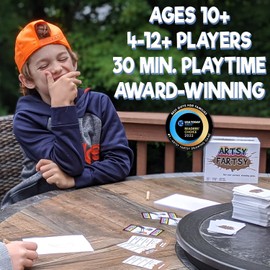 TWOPOINTOH GAMES Artsy Fartsy - Fun Family Games for Kids and Adults. Winner of USA Today's Best Gift for Families National Award