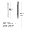 FEGVE Portable Titanium Toothpicks,Metal Pocket Toothpick Reusable Tooth picks EDC
