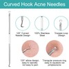 iCovalescent Pack of 7 Blackhead Remover, Pimple Squeezing Tool, High-Quality