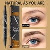 Eyebrow Pencil Light Brown, Microblading Eyebrow Pen Waterproof And Long-Lasting,