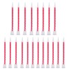 Dual barrel mixing nozzle, 20 double epoxy spray gun nozzles,