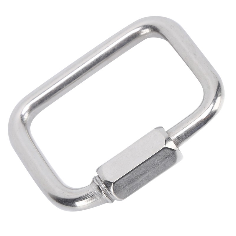 Chain Link Stainless Steel 4‑Corner Multifunctional Connection Buckle for Outdoor