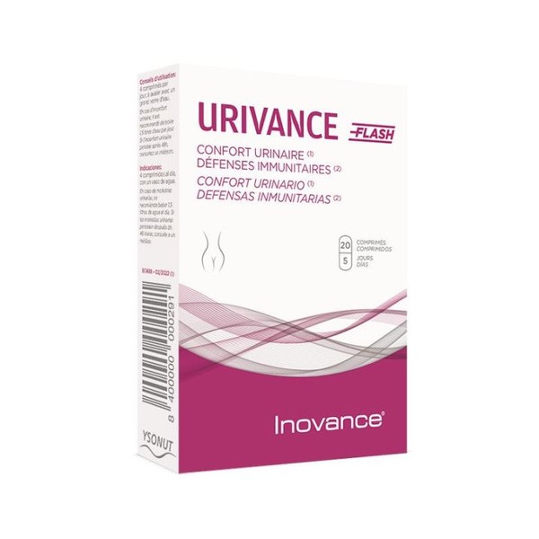 Inovance Urivance Flash Confort Urinaire 20 Comprimés