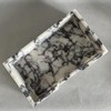 SAIDKOCC Natural Travertine Napkin Holder 9.8"x5.7"x2.4", Rectangle Guest Towel Dispenser
