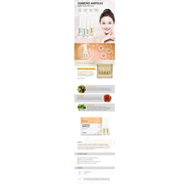 Eveever Diamond Ampoule 2mlx20ea (Aloe + Experience) Peptide, Purifying, Waterin, Arbutin Waterin / 이브에버 다이아몬드 앰플 2mlx20ea(알로에+체험분)펩타이드,퓨리파잉,워터린,알부틴 워터린