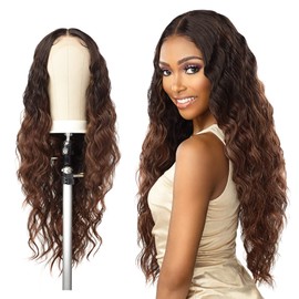 Sensationnel Butta Lace Front Wigs - Butta unit 26 extra wide 5 inch deep part synthetic wig preplucked hairline HD lace with Babyhair - Butta unit 26 (BALAYAGEFIERYRED)