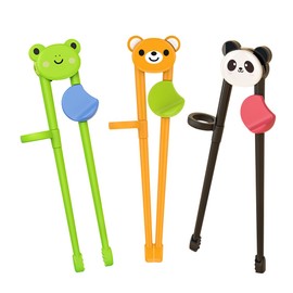 PandaEar 3 Pairs Toddler Training Chopsticks for Kids, Beginners Learning Chopsticks