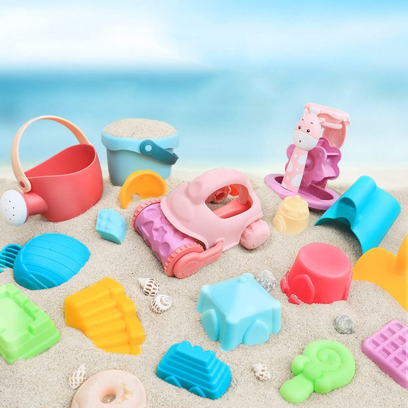 FUNTOCA Juguetes de Playa de Arena para Niños,Juego de 20