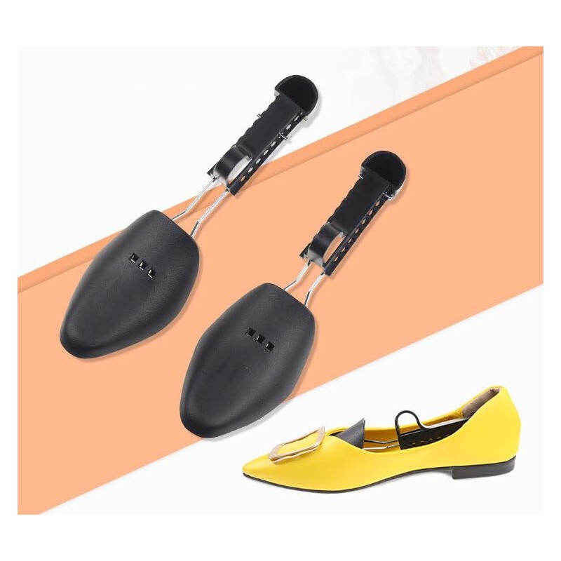VASANA 2 Pairs Adjustable Plastic Shoe Tree Lightweight Shoe Stretchers