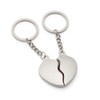 GRAVURZEILE Key Fob – Broken Heart Set of 2 –