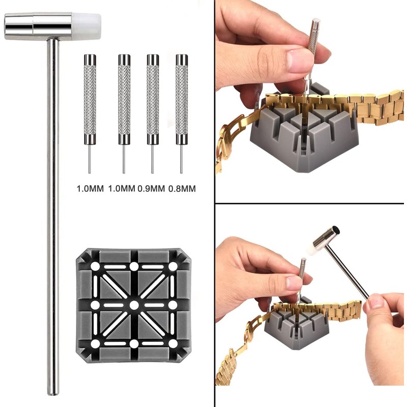EasyTime Watch Link Removal Kit: Professional Watch Repair Strap Remover