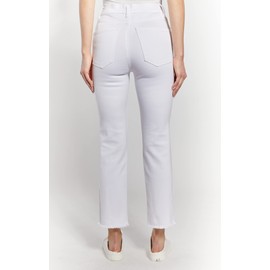 O A T NEW YORK Women's Luxury Clothins Basic High Rise Denim Jeans with Five Pockets, Comfortable & Stylish Pants, Mable White, 30