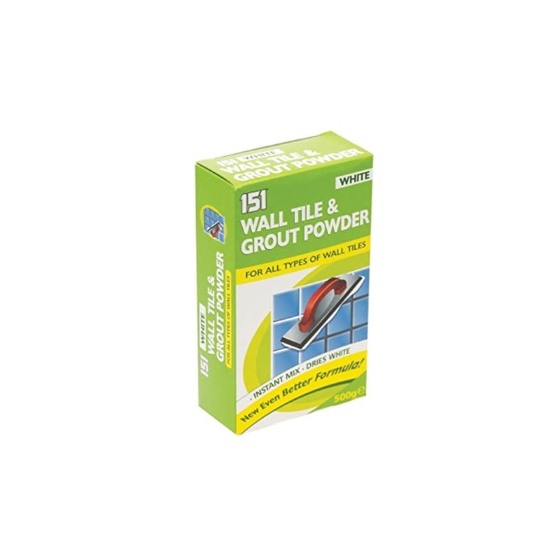 Wall Tile & Grout Powder - White 500g