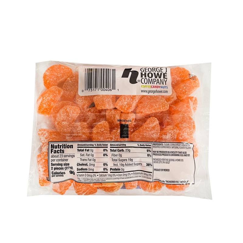 Howe Orange Slices, Chewy Candy 22 oz bag
