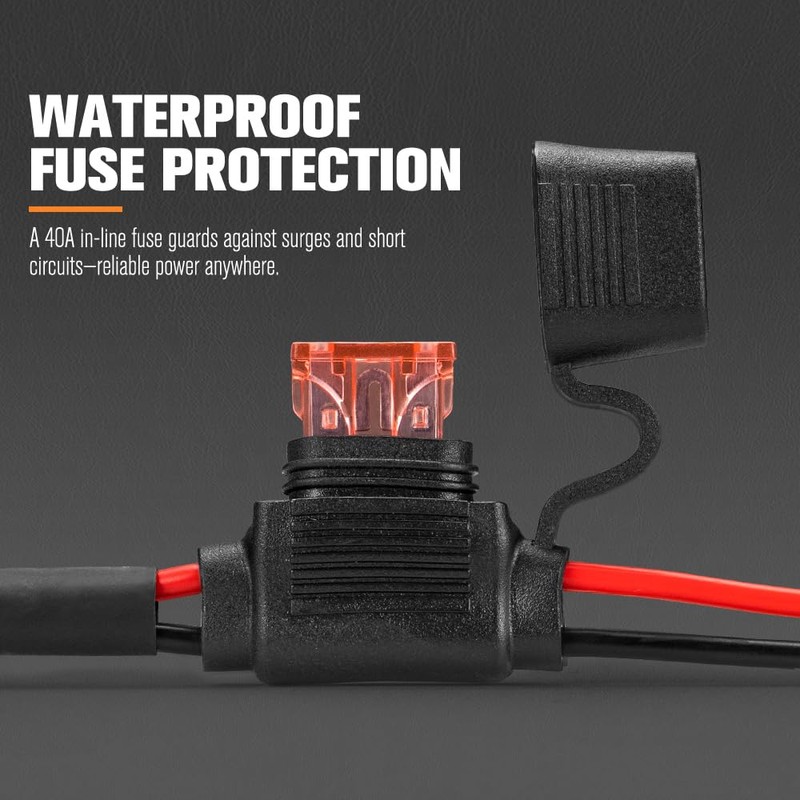 Lightfox 2 Way High Beam Wiring Harness w/DT 3-Pin Connectors