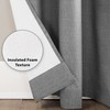 Sun Zero Columbia Thermal Insulated 100% Blackout Grommet Curtain Single