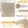 Peak Performance Peel and Stick Carpet Tiles with Attached Cushion,