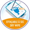 BIC Velleda Double-Sided Drywipe Slate Board 19 x 26 cm