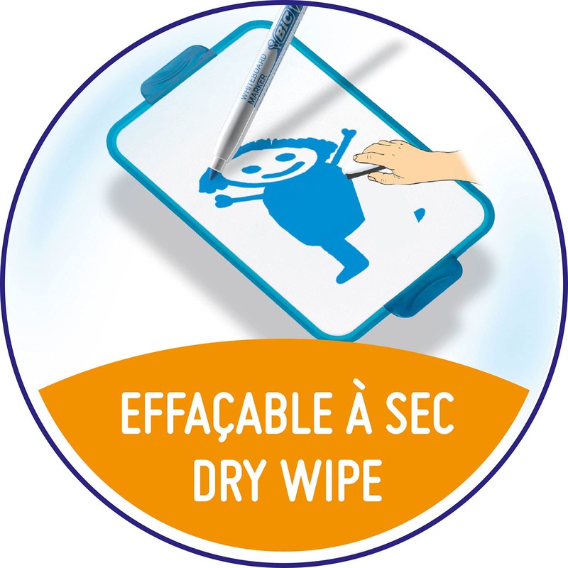 BIC Velleda Double-Sided Drywipe Slate Board 19 x 26 cm