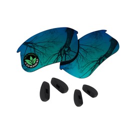 Raydi Polycarbonate Replacement Lenses & Nosepads for Bose Tempo BMD0011 Sunglasses - Emerald Green Mirror - Polarized