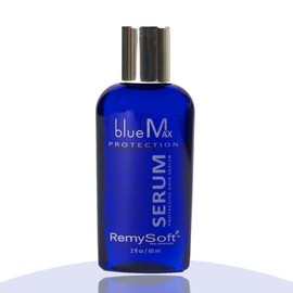 RemySoft blueMax Protective Silicone Serum - Safe for Hair Extensions, Weaves and Wigs - Salon Formula Serum 2oz