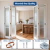 JAXYOOM Bifold Door Hardware Kit 30in for Closet