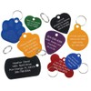 Premium Anodized Aluminum Pet ID Tag with Custom Laser Engraving