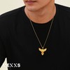 VEXXS Men's Cross Necklace with Praying Hands Cross / Angel