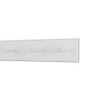 Extra Wide White Shaker Peg Rack - Hand Crafted in
