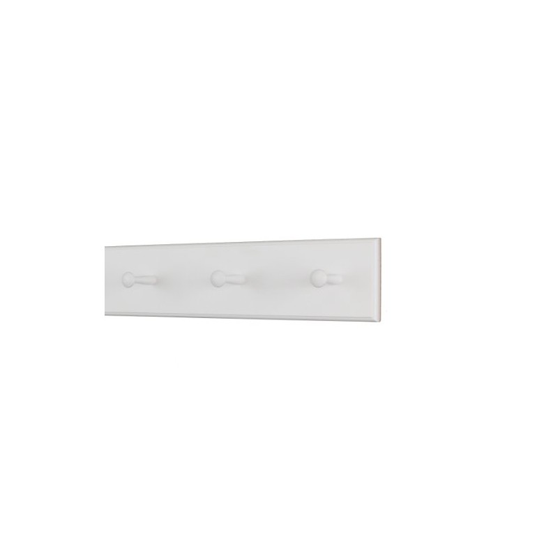 Extra Wide White Shaker Peg Rack - Hand Crafted in